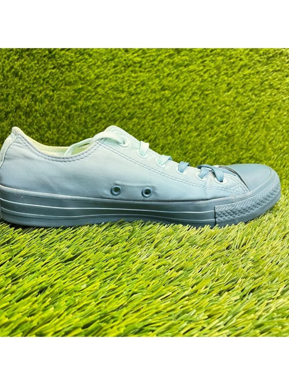 Converse Chuck Taylor All Star Low Womens Size 9 Blue Athletic Shoes Sneakers